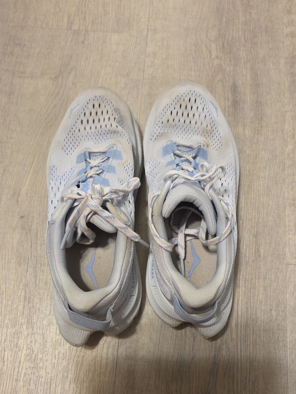 Hoka Kawana Women's  Athletic Running Shoes with Pale Blue Accents